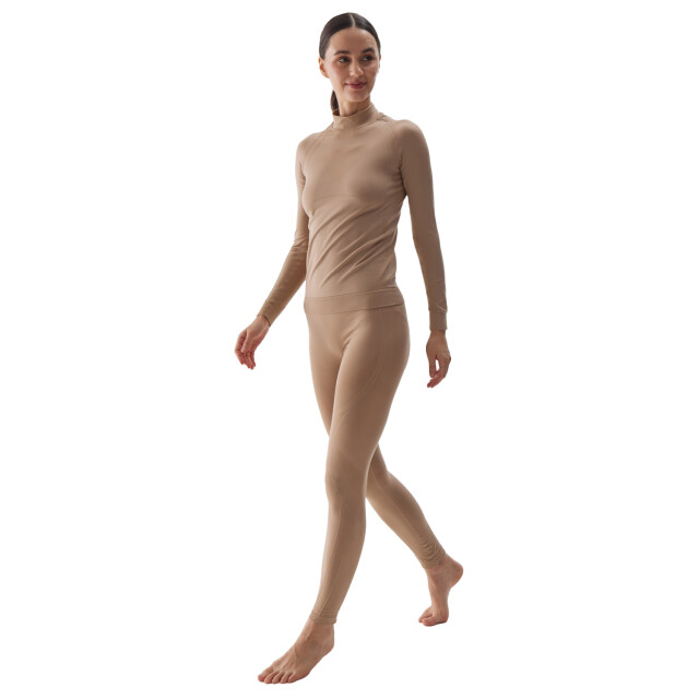 4F Dames waw24useaf156 thermoactief t-shirt UTPP5677_lightbrown large