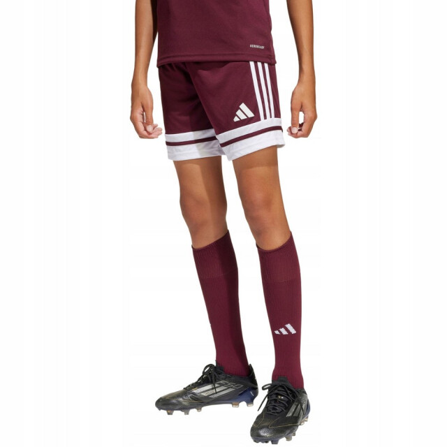 Adidas Kinderen/kinderen squadra 25 korte broek UTPP5749_burgundy large