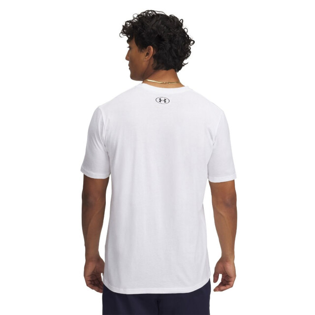 Under Armour Heren t-shirt met korte mouwen en gestapeld logo UTPP5568_white large