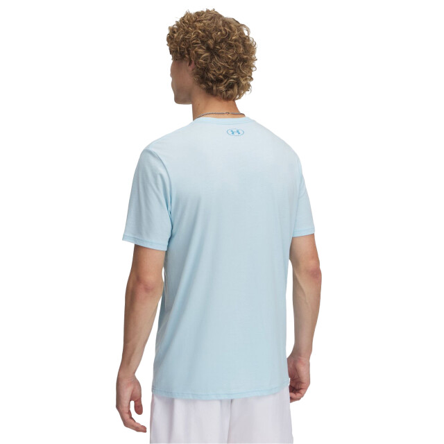 Under Armour Heren t-shirt met korte mouwen en gestapeld logo UTPP5568_blue large