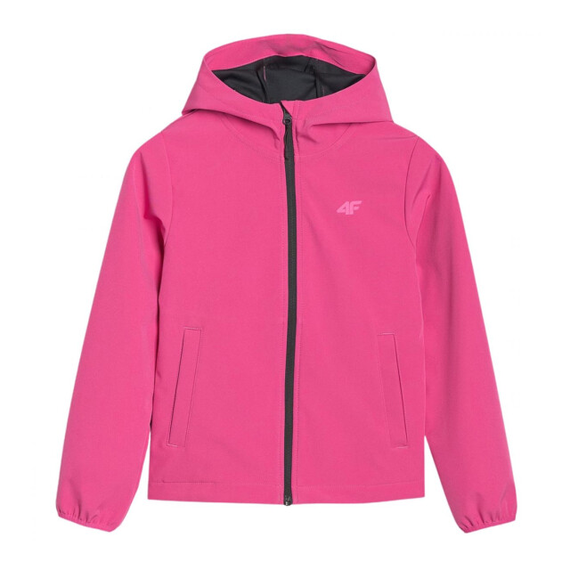 4F Meisjes f305 winddichte soft shell jas UTPP5578_pink large