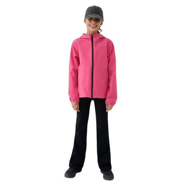 4F Meisjes f305 winddichte soft shell jas UTPP5578_pink large