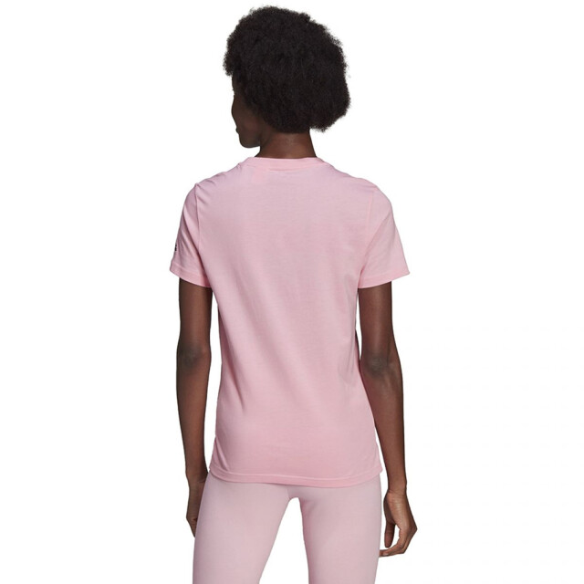 Adidas Dames essentials slim t-shirt met logo UTPP5610_pink large