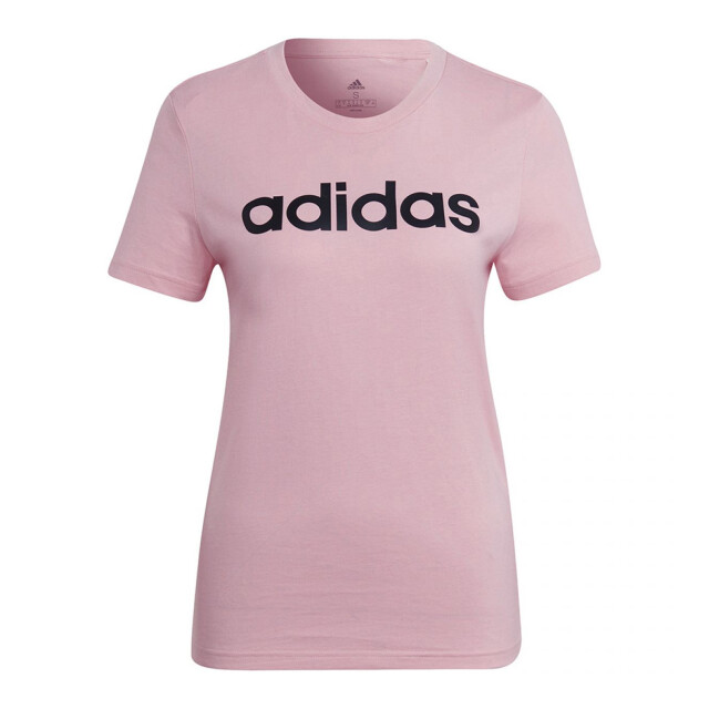 Adidas Dames essentials slim t-shirt met logo UTPP5610_pink large