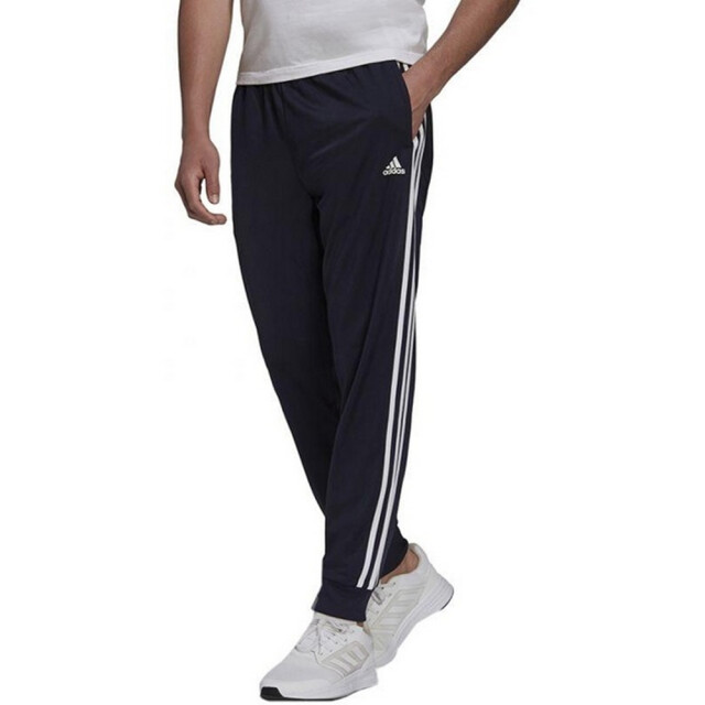 Adidas Heren essentials primegreen 3 strepen warm up joggingbroek UTPP5490_navyblue large