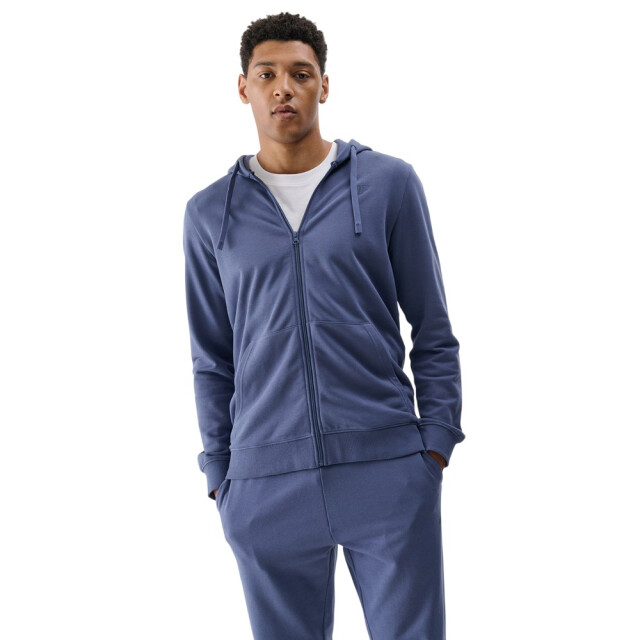 4F Heren wmm00tswsm1768 hoodie met volledige rits UTPP5405_blue large