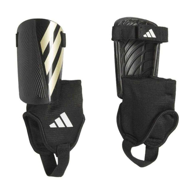 Adidas Tiro match club voetbal scheen- en enkelbeschermers voor kinderen/kinderen UTPP5226_blackgold large
