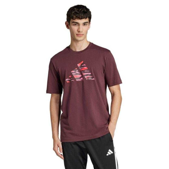 Adidas Heren codes camo logo t-shirt UTPP5241_red large