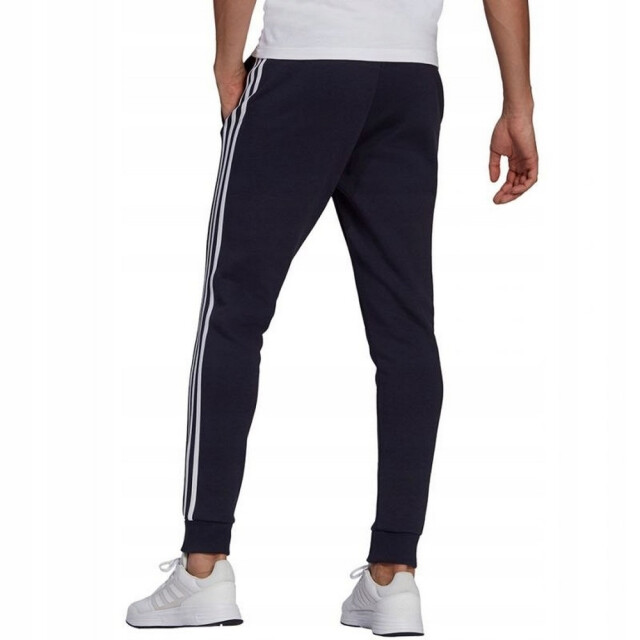 Adidas Heren essentials fleece tapered cuffed joggingbroek UTPP519_black large