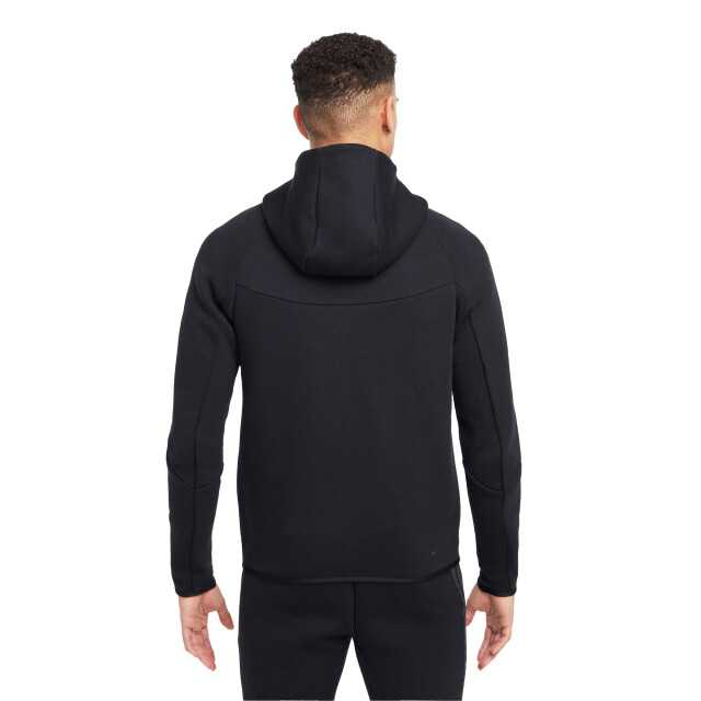 Nike Heren fleece techfit full zip hoodie UTPP5133_black large Nike Heren fleece techfit full zip hoodie UTPP5133_black large