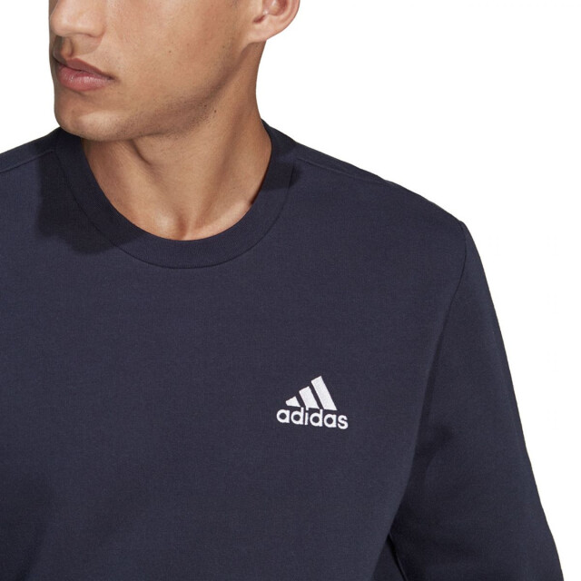 Adidas Heren essentials fleece sweatshirt UTPP5142_navyblue large Adidas Heren essentials fleece sweatshirt UTPP5142_navyblue large