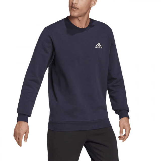 Adidas Heren essentials fleece sweatshirt UTPP5142_navyblue large Adidas Heren essentials fleece sweatshirt UTPP5142_navyblue large
