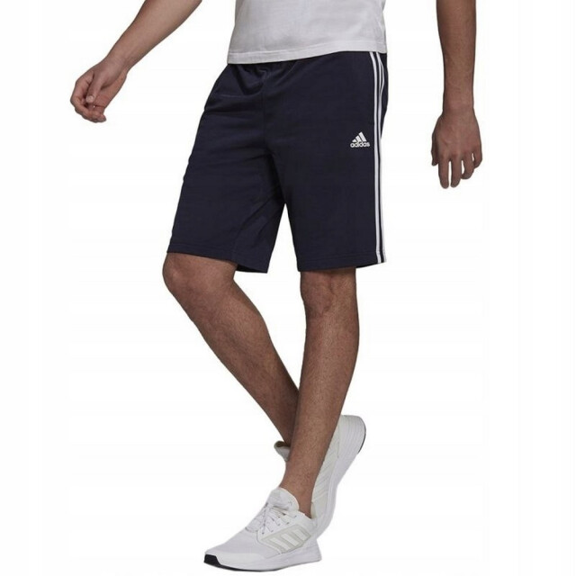 Adidas Heren essentials primegreen 3 strepen warm up shorts UTPP5323_navyblue large