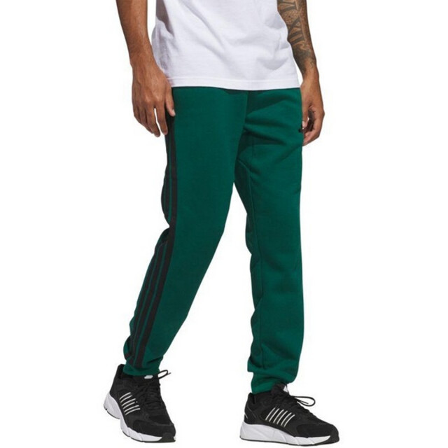 Adidas Heren essentials fleece 3 strepen joggingbroek UTPP5031_green large