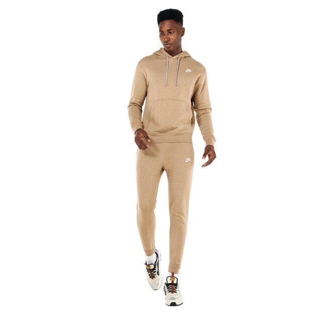 Nike Unisex adult sportswear club fleece hoodie UTPP5033_beige large