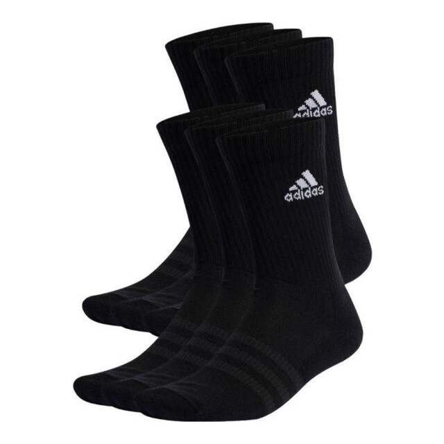 Adidas Uniseks sports crew sokken voor volwassenen (set van 6) UTPP5038_black large