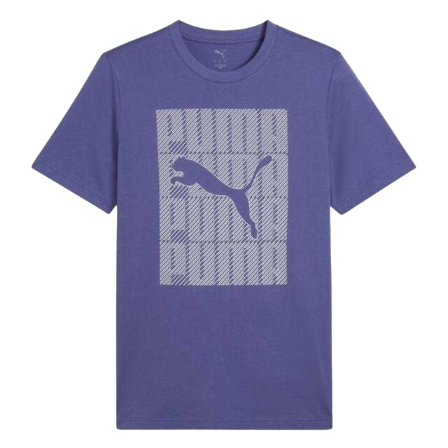 Puma Grafisch t-shirt met logo voor heren UTPP4868_blue large