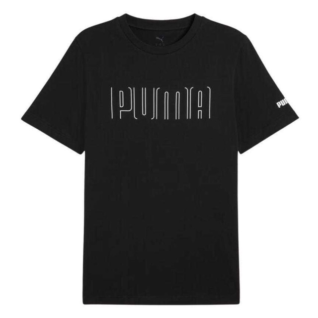 Puma Heren grafisch sport t-shirt UTPP4888_black large
