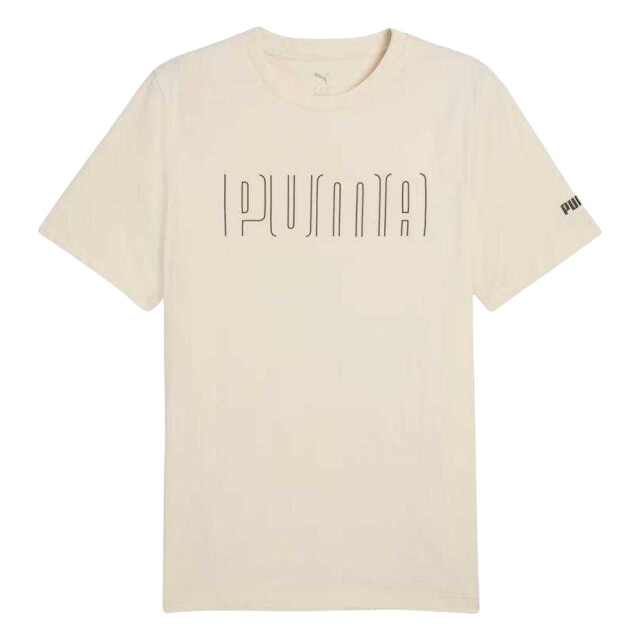 Puma Heren grafisch sport t-shirt UTPP4888_beige large