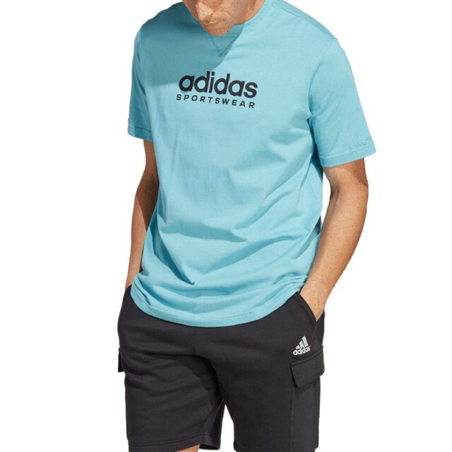Adidas Heren alle szn grafisch t-shirt UTPP4907_blue large
