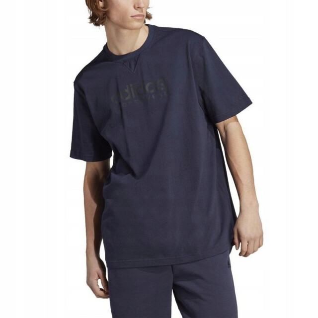 Adidas Heren alle szn grafisch t-shirt UTPP4907_navyblue large