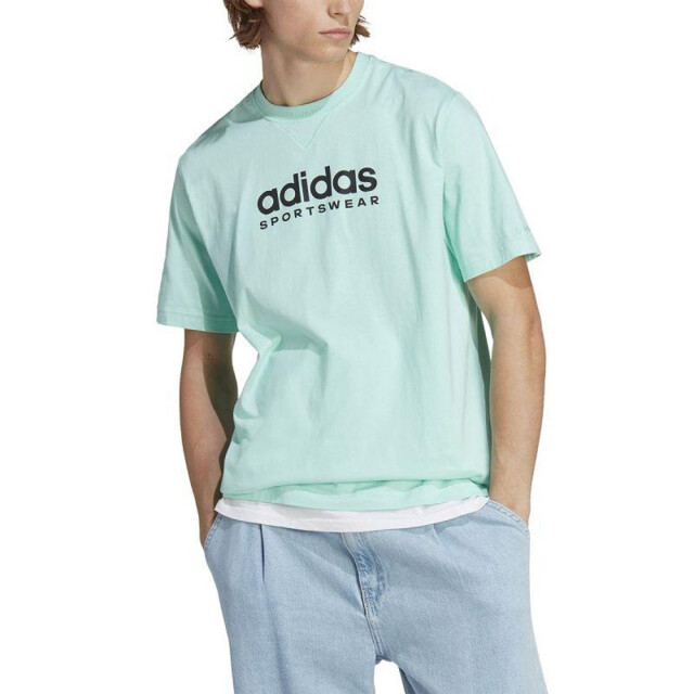 Adidas Heren alle szn grafisch t-shirt UTPP4907_green large