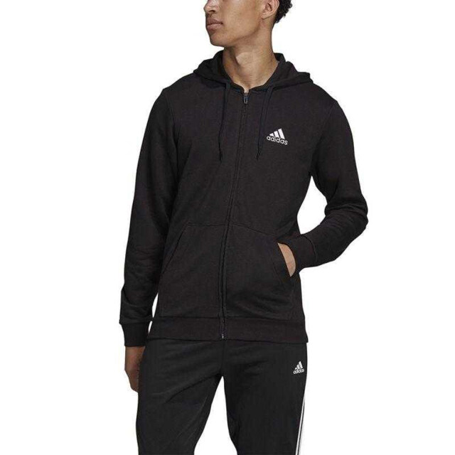Adidas Heren french terry full zip hoodie UTPP4905_black large Adidas Heren french terry full zip hoodie UTPP4905_black large