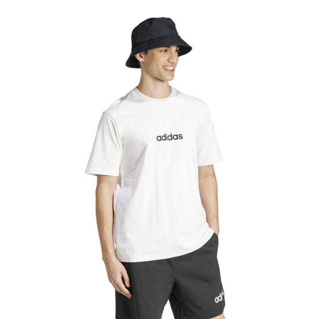 Adidas Heren linear single jersey t-shirt UTPP4694_white large