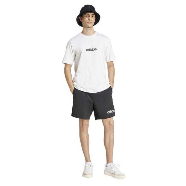 Adidas Heren linear single jersey t-shirt UTPP4694_white large