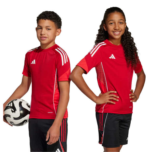 Adidas Kinderen/kinderen tiro 24 t-shirt UTPP4756_red large Adidas Kinderen/kinderen tiro 24 t-shirt UTPP4756_red large