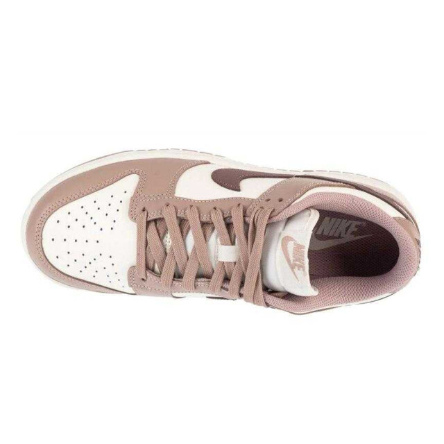 Nike Dames dunk leather low cut trainers UTPP4440_whitepink large