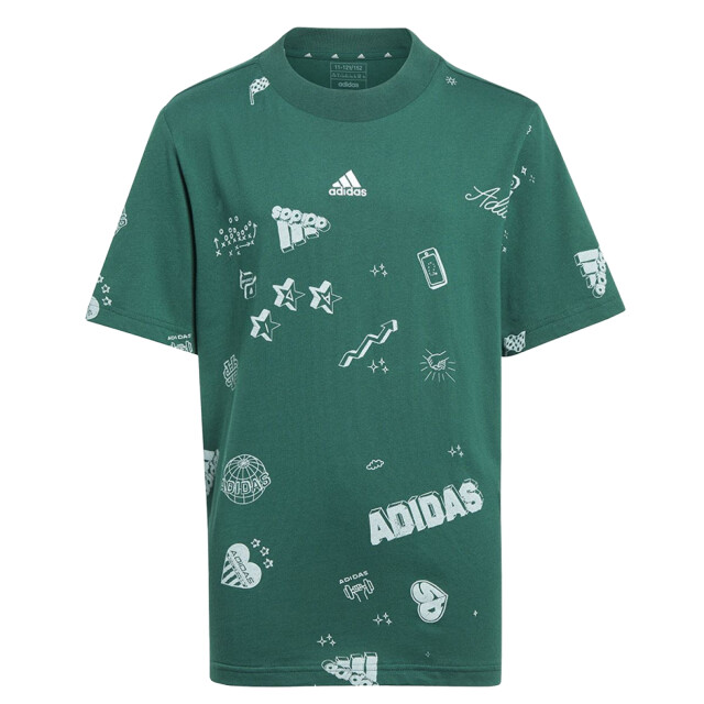 Adidas Kinderen/kinderen bluv q3 t-shirt UTPP4386_green large Adidas Kinderen/kinderen bluv q3 t-shirt UTPP4386_green large