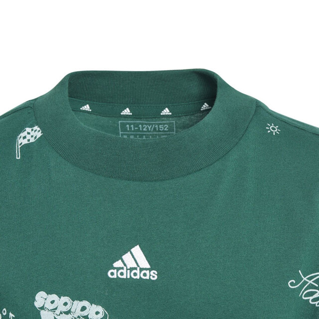 Adidas Kinderen/kinderen bluv q3 t-shirt UTPP4386_green large Adidas Kinderen/kinderen bluv q3 t-shirt UTPP4386_green large