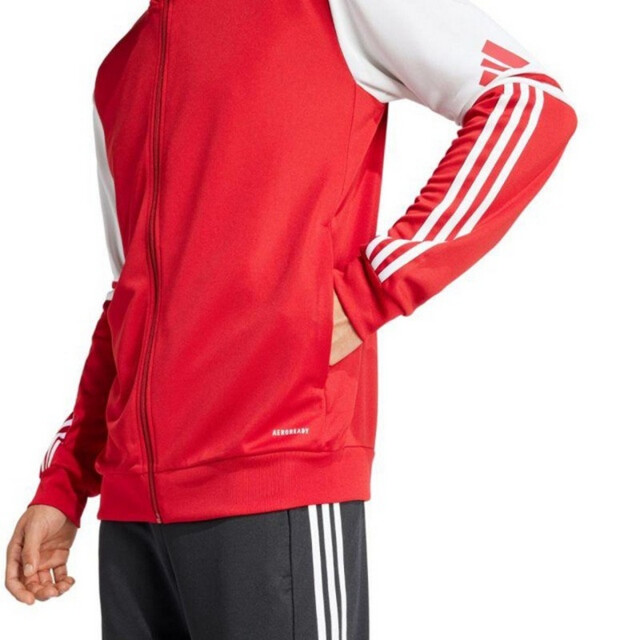 Adidas Heren squadra 25 full zip hoodie UTPP4199_red large