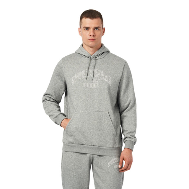 Puma Dames ess+ lab gradient logo hoodie UTPP4202_greysilver large