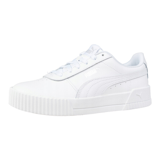 Puma Dames carina leren trainers UTPP4128_white large