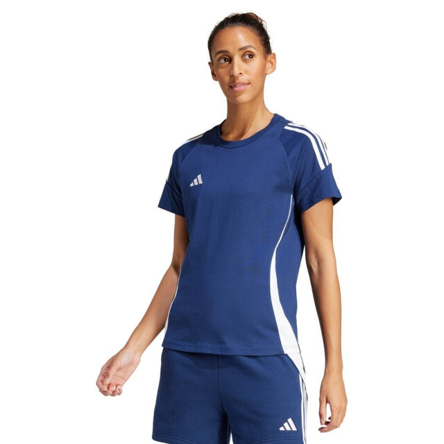 Adidas Dames tiro 24 t-shirt UTPP4009_navyblue large