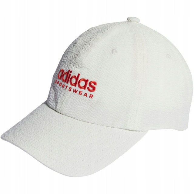 Adidas 3 strepen seersucker baseballpet UTPP3903_white large Adidas 3 strepen seersucker baseballpet UTPP3903_white large