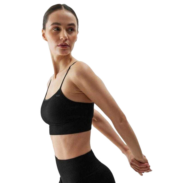 4F Dames effen sportbeha UTPP4165_black large