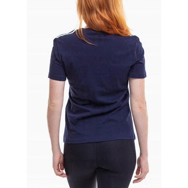 Adidas Dames essentials 3 strepen slim t-shirt UTPP4006_navyblue large