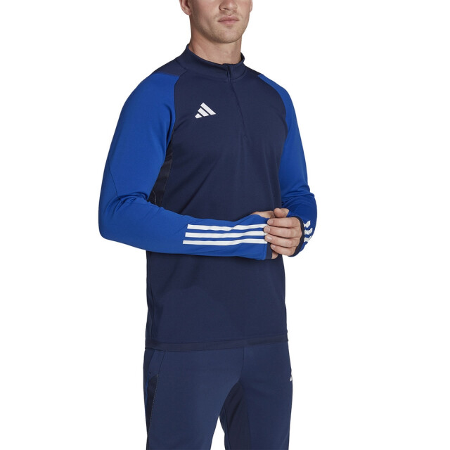 Adidas Heren tiro 23 competition quarter zip training sweatshirt UTPP3670_blue large Adidas Heren tiro 23 competition quarter zip training sweatshirt UTPP3670_blue large