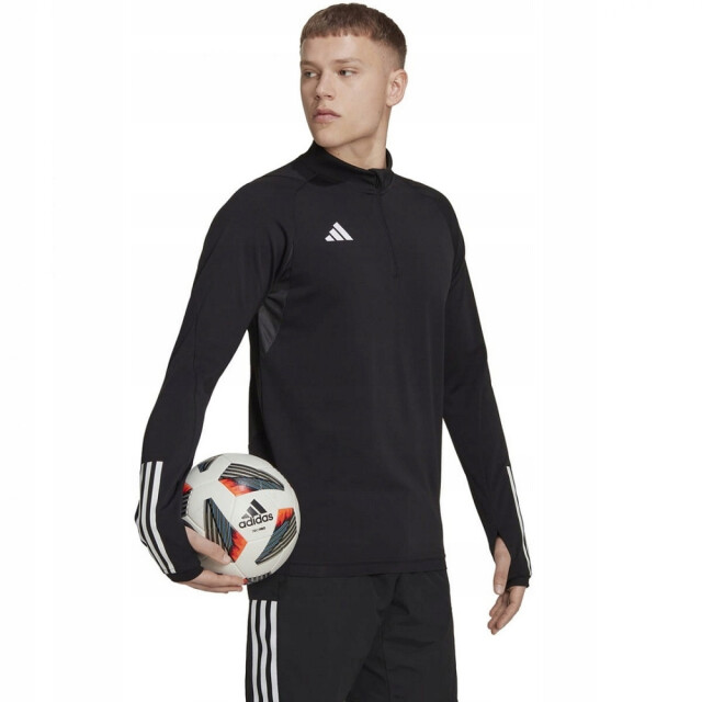 Adidas Heren tiro 23 competition quarter zip training sweatshirt UTPP3670_black large Adidas Heren tiro 23 competition quarter zip training sweatshirt UTPP3670_black large
