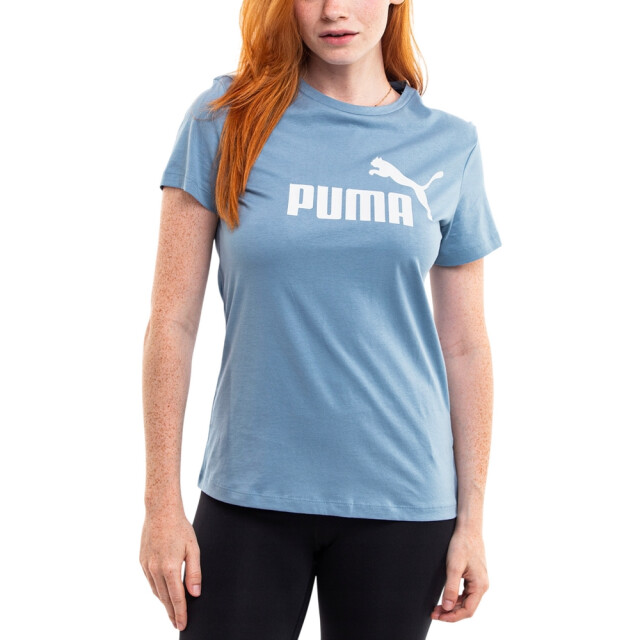 Puma Dames essential logo t-shirt UTPP3673_blue large