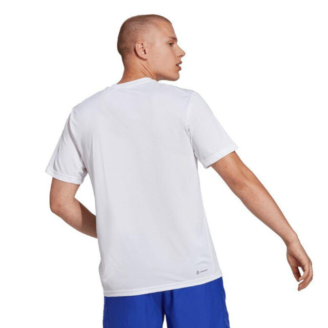 Adidas Heren essentials training t-shirt UTPP3707_white large