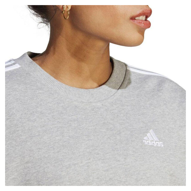 Adidas Dames essentials sweatshirt met 3 strepen UTPP3730_greysilver large