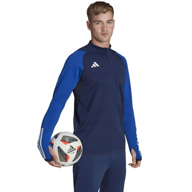 Adidas Heren tiro 23 competition quarter zip training sweatshirt UTPP3670_blue large Adidas Heren tiro 23 competition quarter zip training sweatshirt UTPP3670_blue large