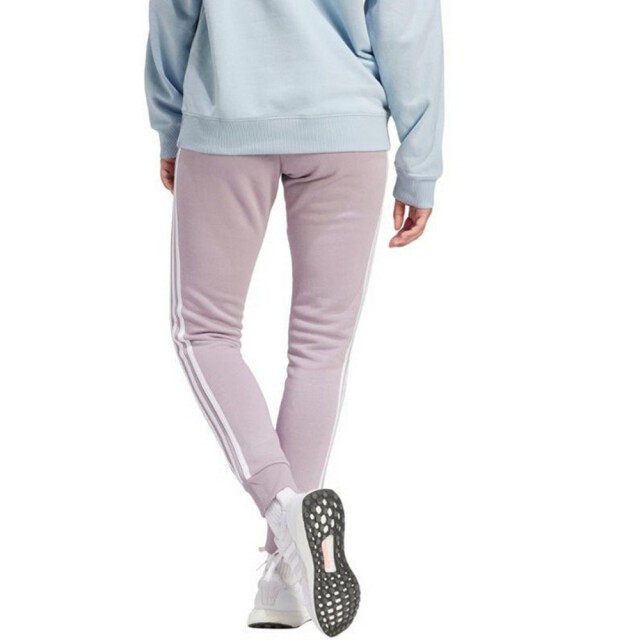 Adidas Dames essentials fleece 3 strepen joggingbroek UTPP3664_violet large Adidas Dames essentials fleece 3 strepen joggingbroek UTPP3664_violet large
