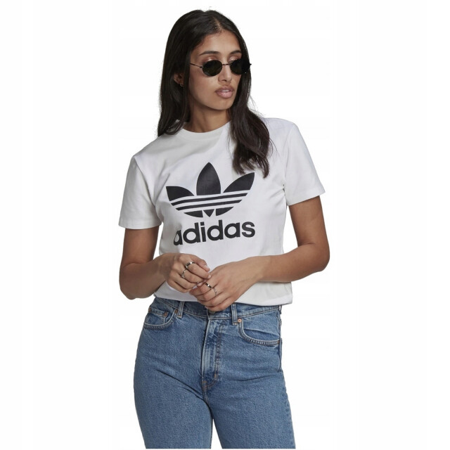 Adidas Dames trefoil t-shirt UTPP367_white large