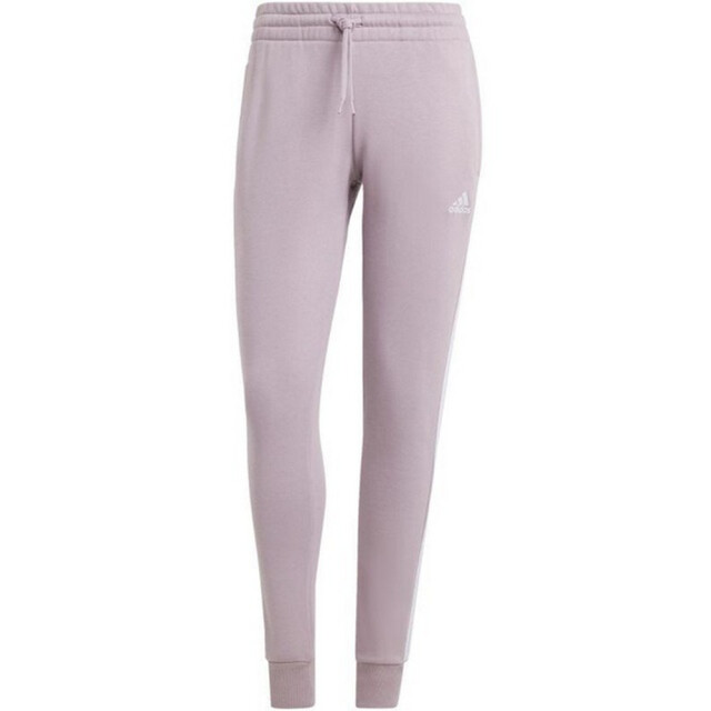 Adidas Dames essentials fleece 3 strepen joggingbroek UTPP3664_violet large Adidas Dames essentials fleece 3 strepen joggingbroek UTPP3664_violet large