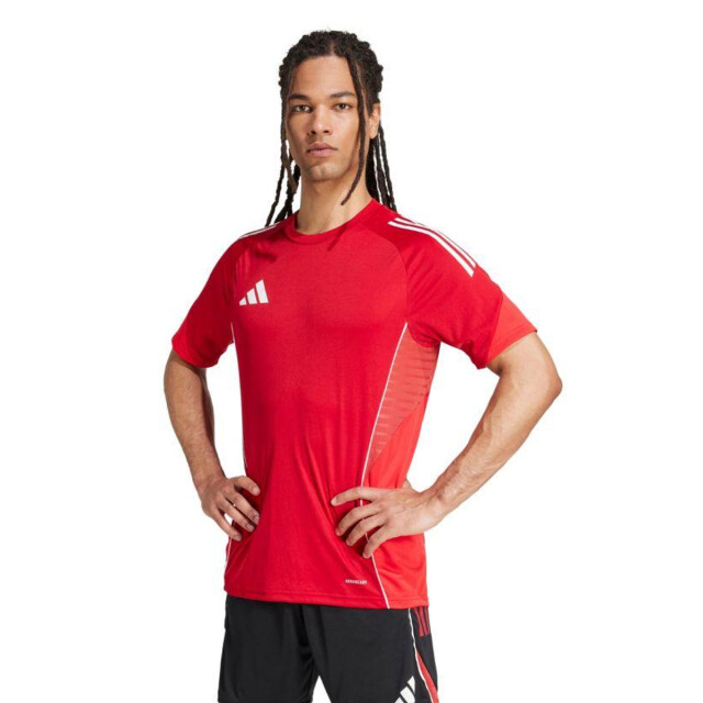 Adidas Heren tiro 25 wedstrijd-trainings-t-shirt UTPP3273_red large